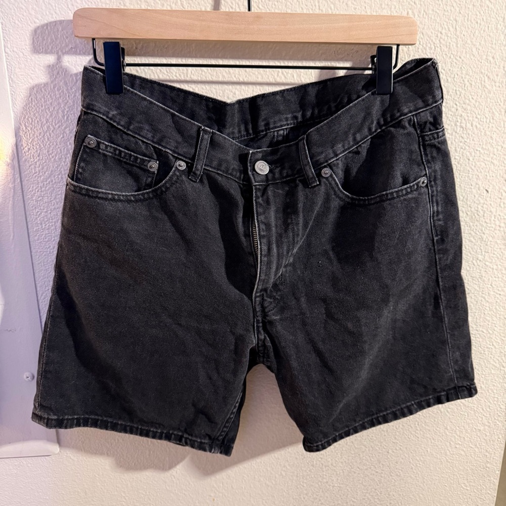 Cheap Monday Charcoal Jean Shorts